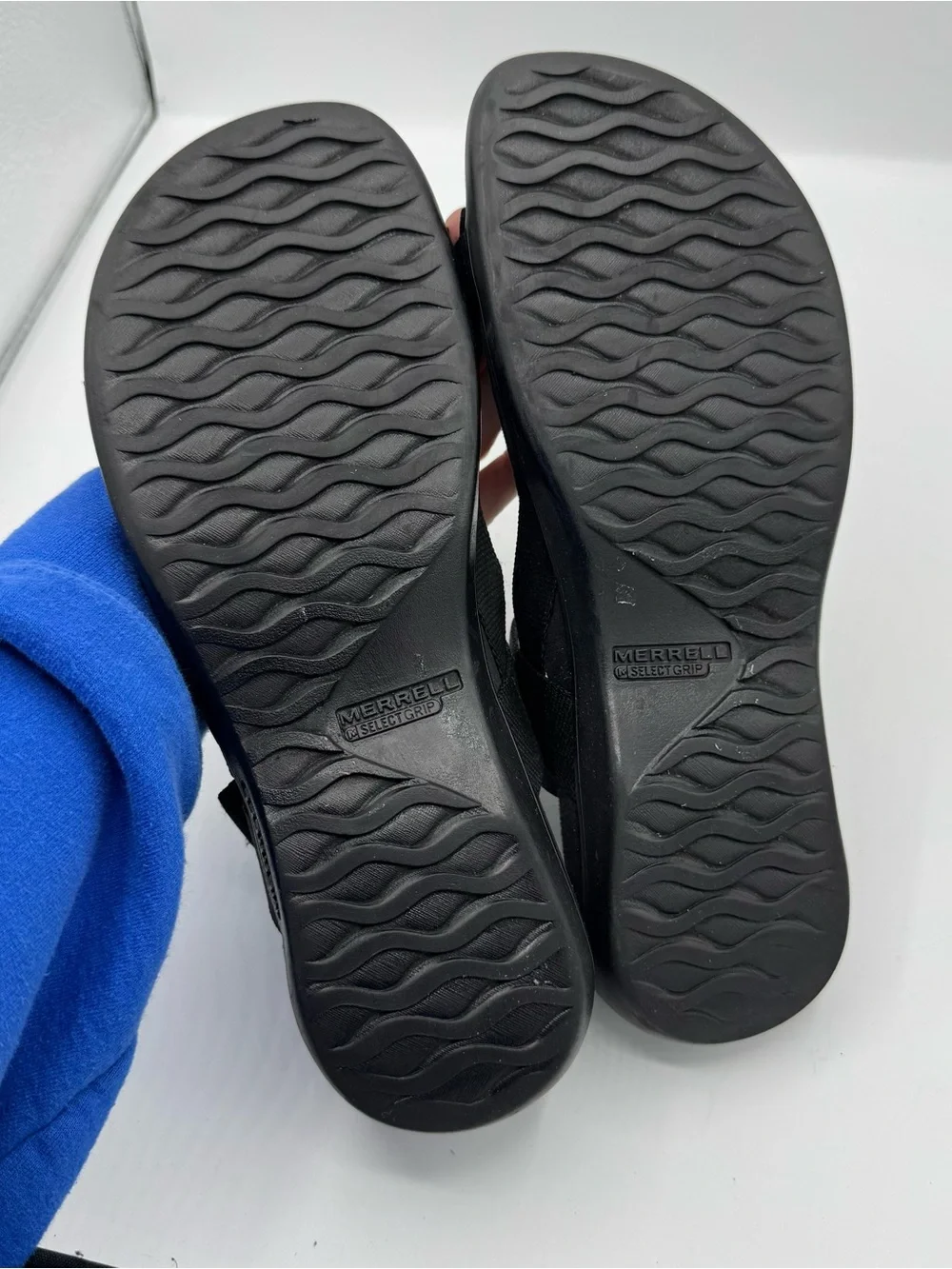 Merrell District 3 Strappy Sport Sandals Black Shoes Outdoor Women's Size 9